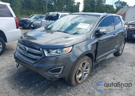 2017 Ford Edge Titanium из США, поврежденный, VIN 2FMPK4K95HBB77645